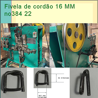 Fivela de cordão 16 MM no384 22